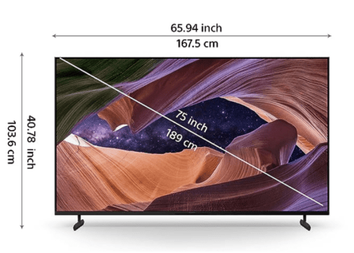 Sony Bravia 189 cm (75 inches) 4K Ultra HD Smart LED Google TV KD-75X82L (Black) - Image 2
